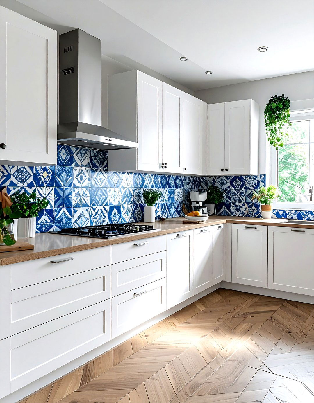 Patterned Subway Tile Kitchen - 30 subway tile kitchen backsplash ideas