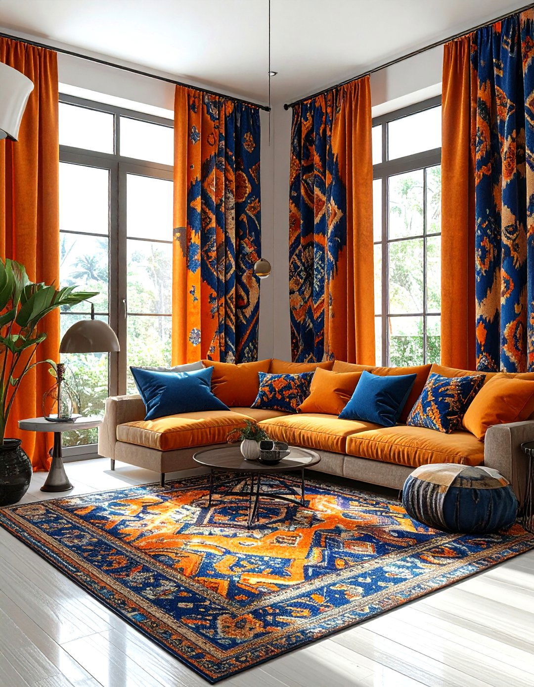 Patterned Valance - 30 valance ideas