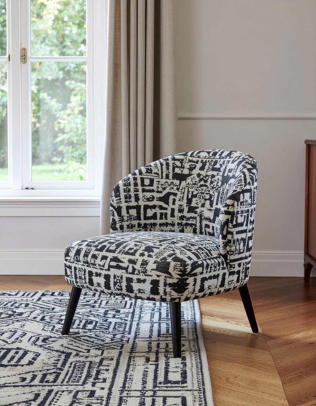 Patterned club chair - 30 living room club chairs
