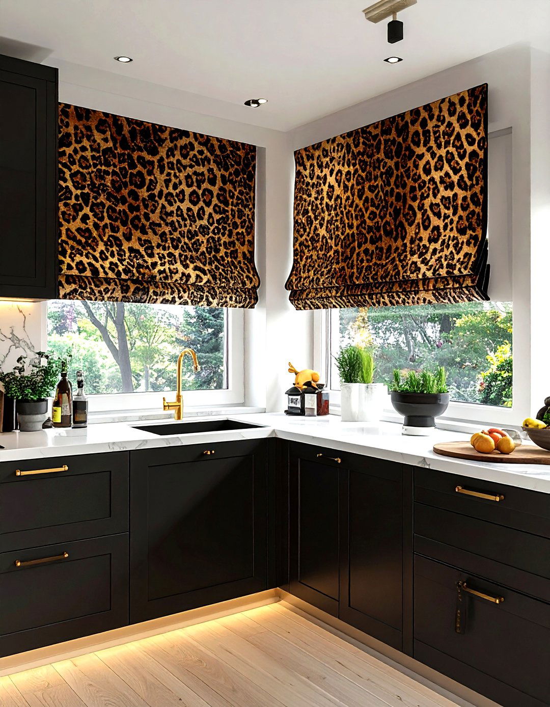 Patterned kitchen curtains - 30 maximalist kitchen ideas
