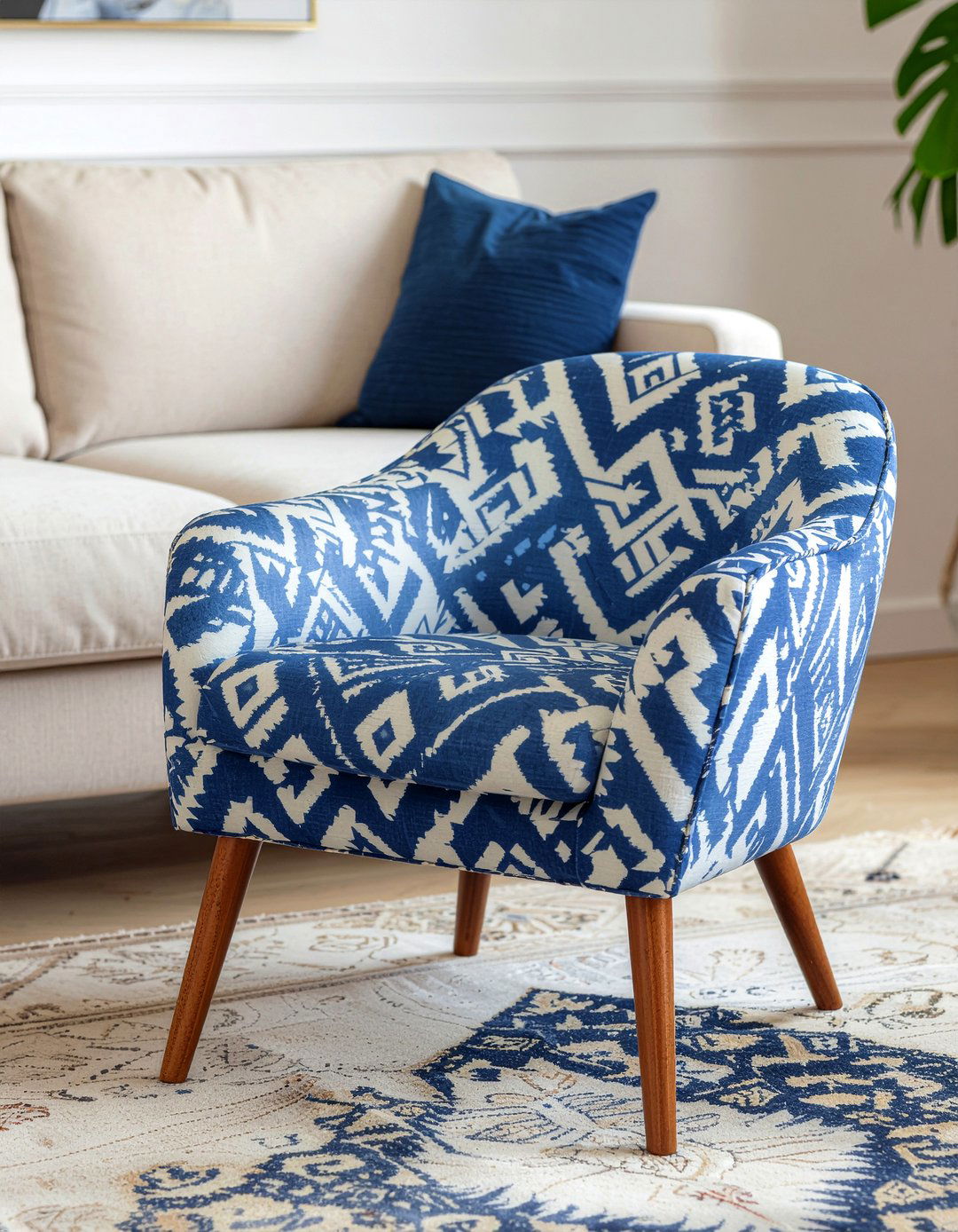 Patterned lounge chair - 30 living room lounge chair ideas