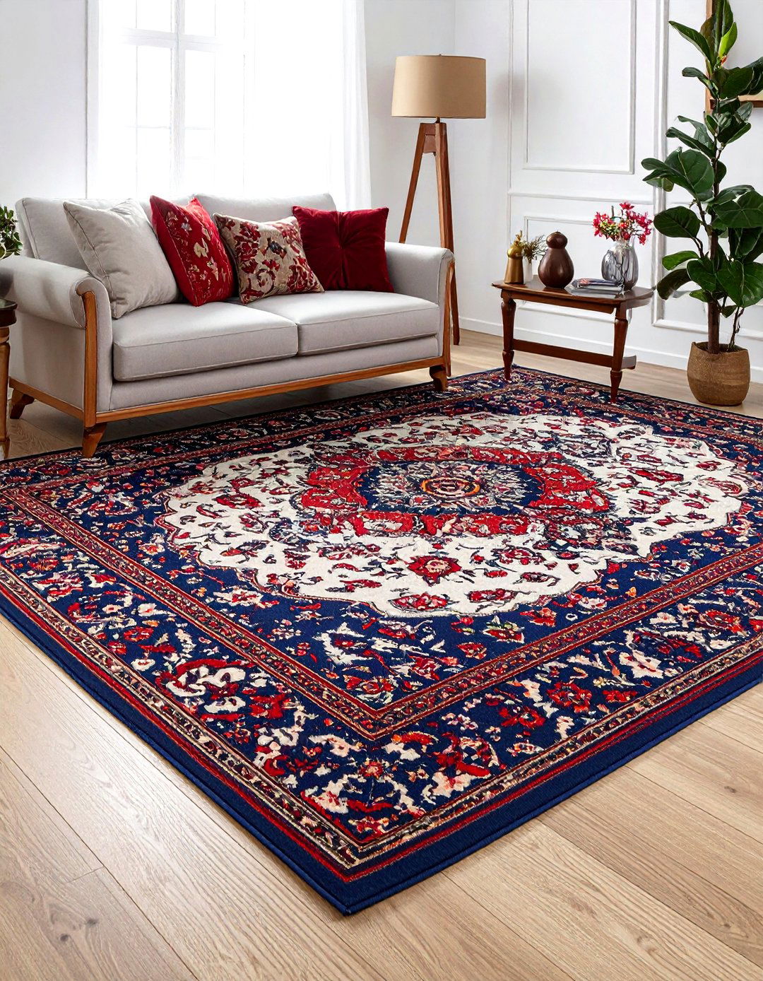 Patterned wool rug - 30 living room wool rugs
