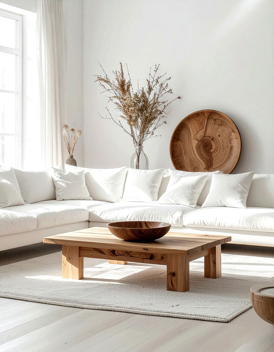 Paulownia Wood Bowl - 30 coffee table bowl ideas