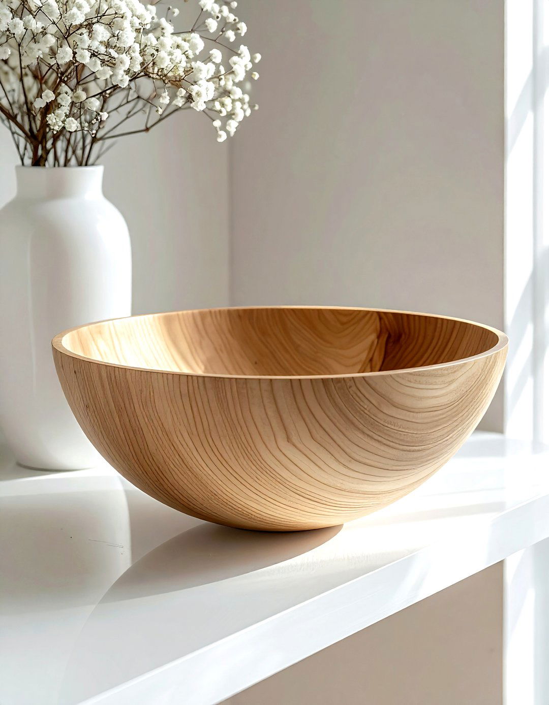 Paulownia Wood Decorative Bowl - 30 wooden bowl ideas