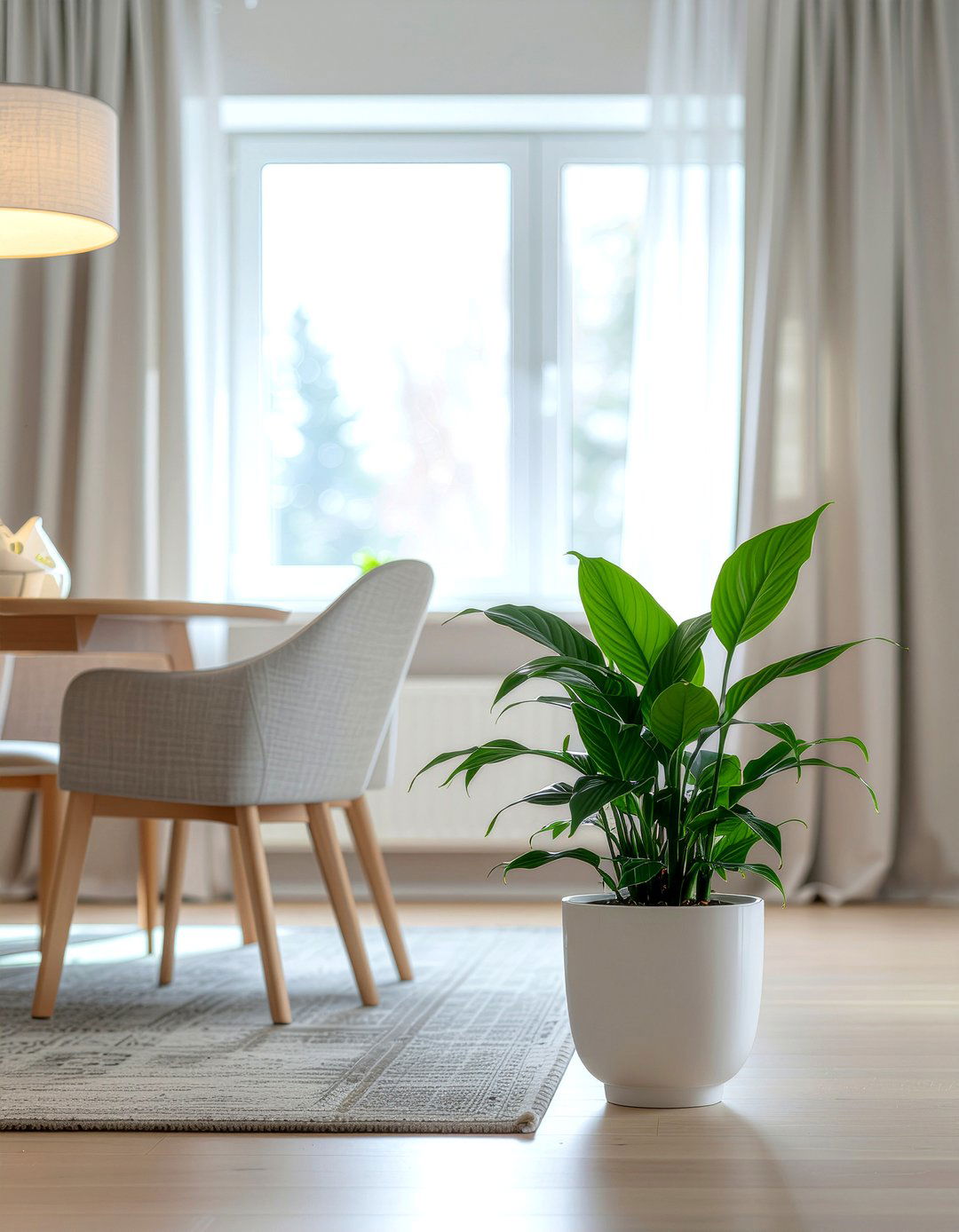 Peace Lily - 30 dining room plant ideas