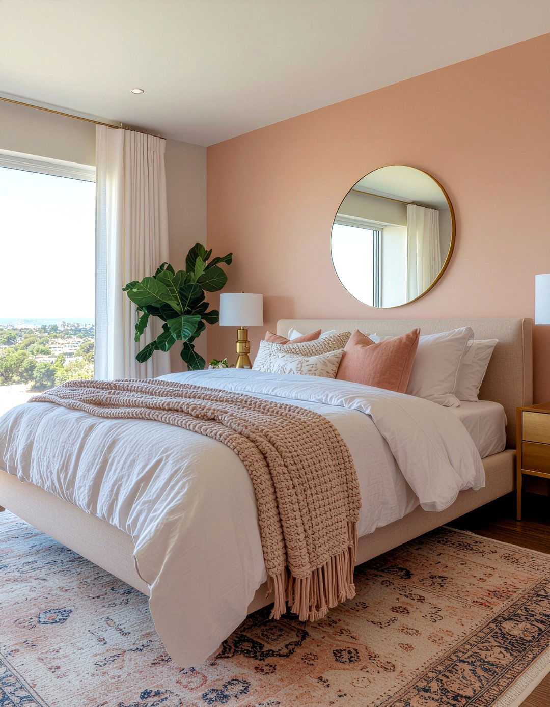 Peach Bedroom Accents - 30 pastel bedroom ideas