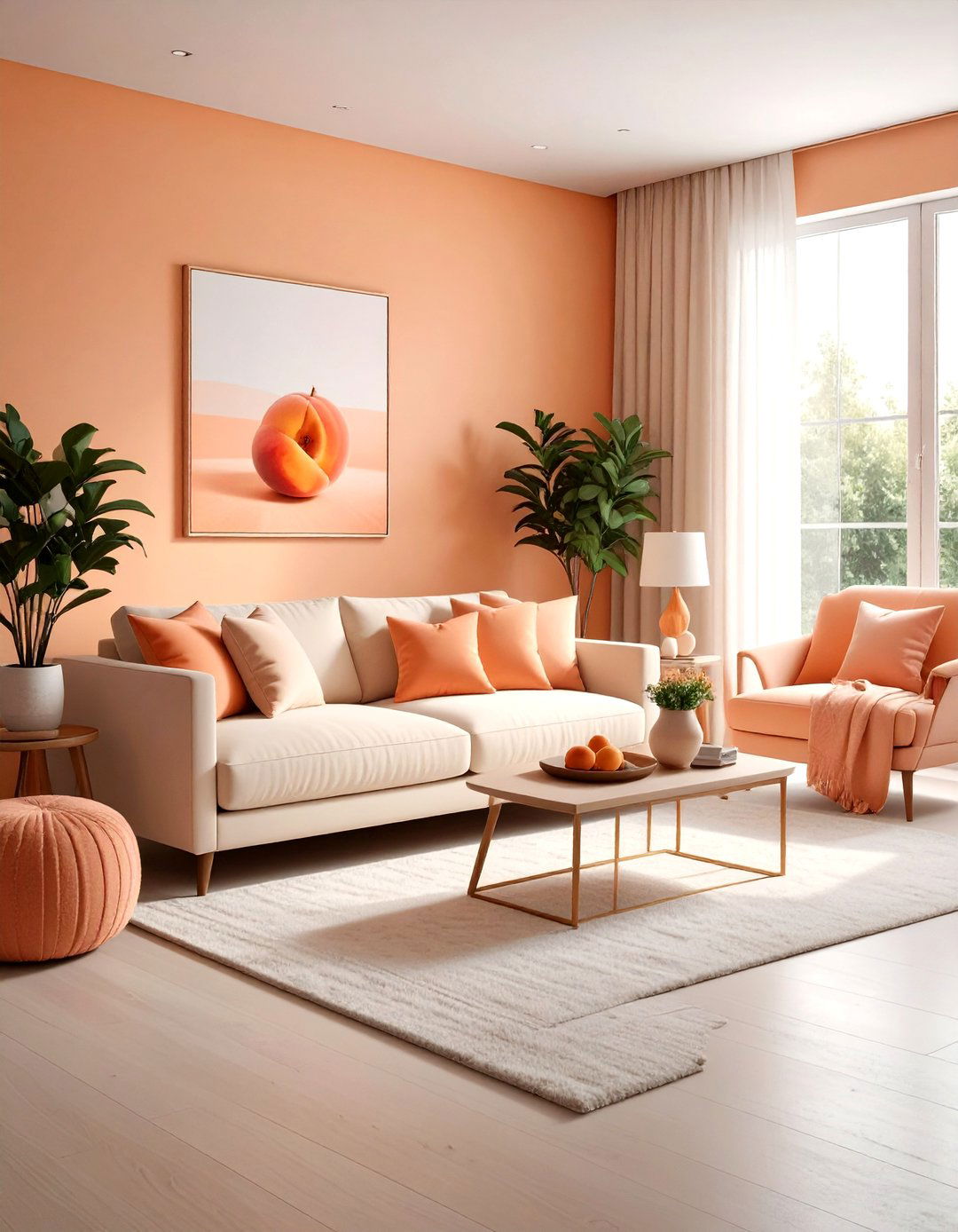 Peach Fuzz Palette - 30 trendy decor ideas