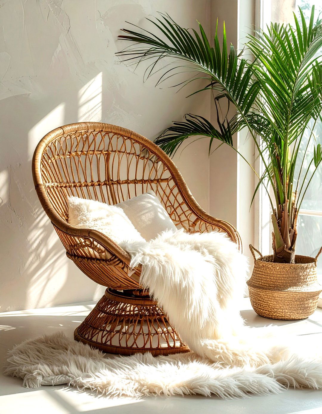 Peacock Chair - 30 living room Bohemian furniture ideas