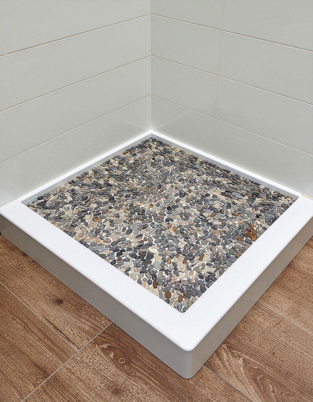 Pebble Tile Shower Floor - 30 full bathroom remodel ideas