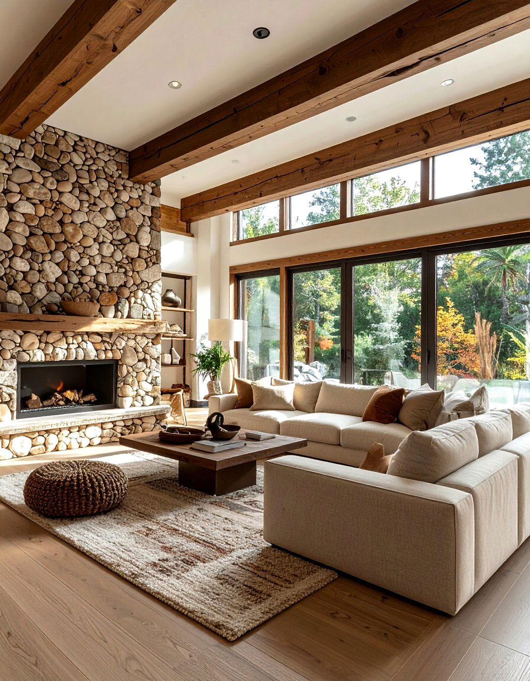 Pebble window film - 30 living room window film ideas