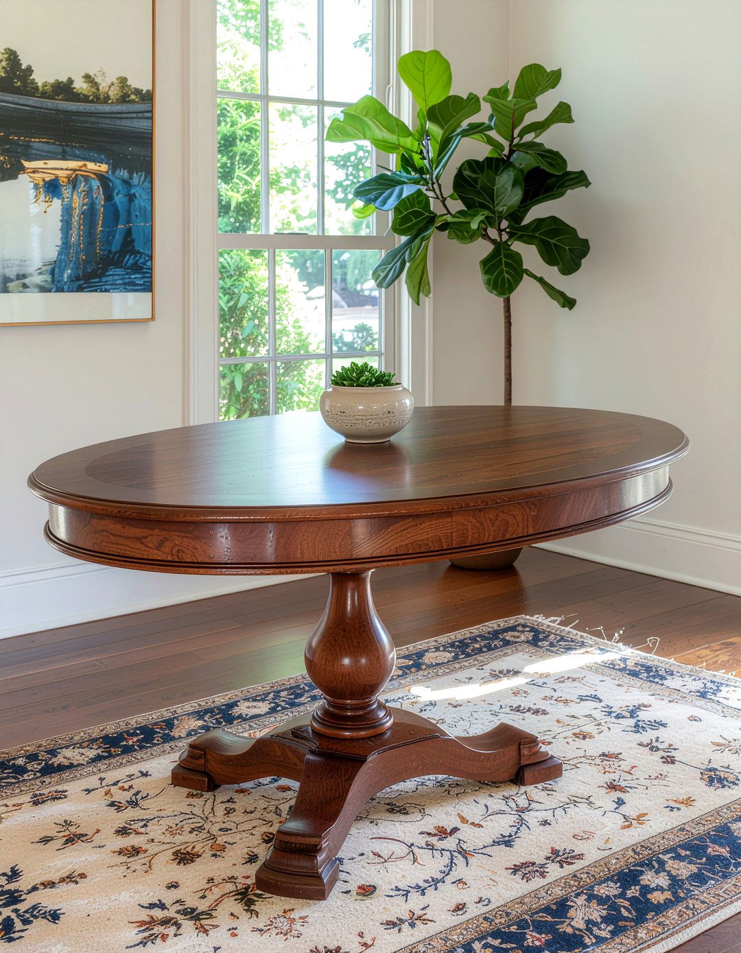 Pedestal Base Oval Table - 30 dining table for 12 ideas