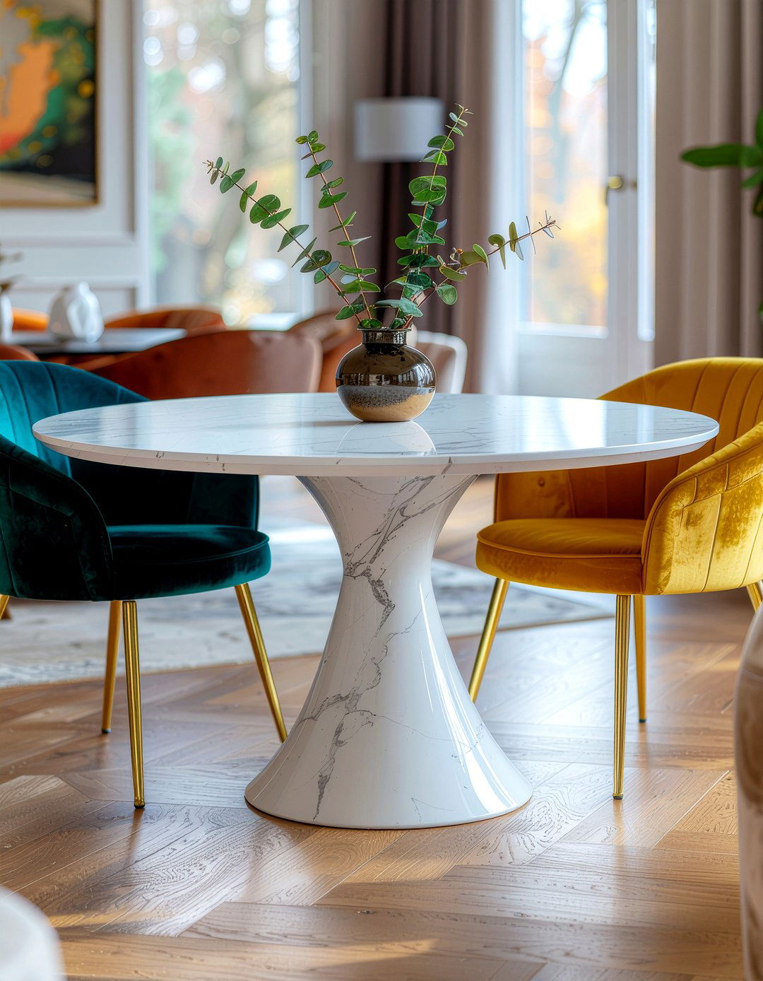 Pedestal Base Table - 30 generational dining room ideas