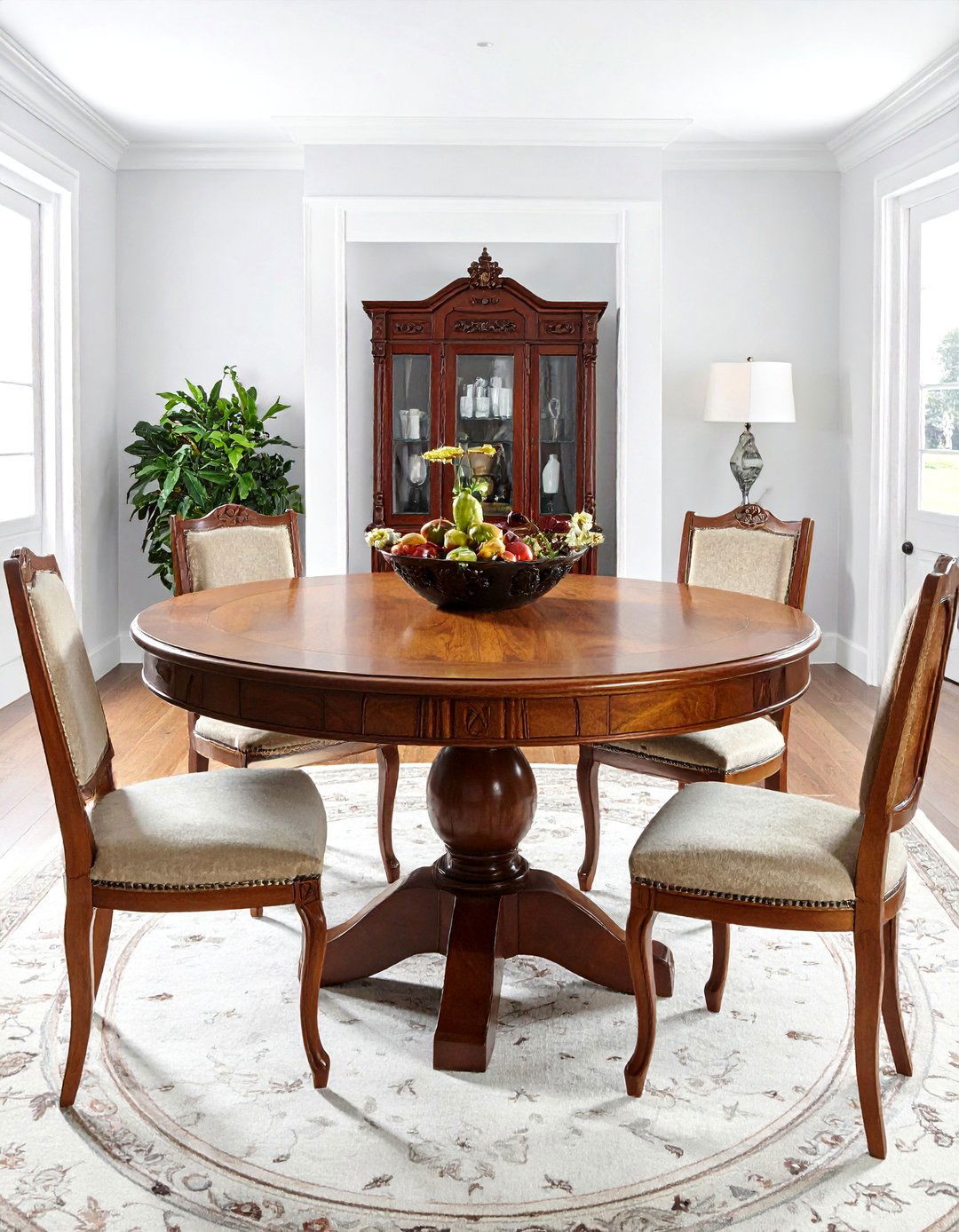 Pedestal Dining Table - 30 traditional dining room ideas
