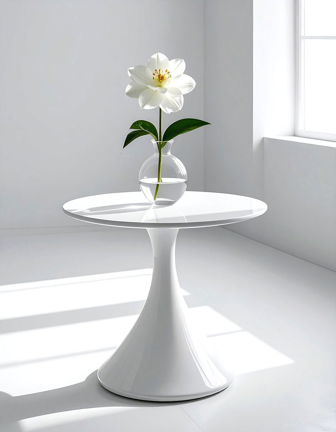 Pedestal Side Table - 30 living room side table ideas