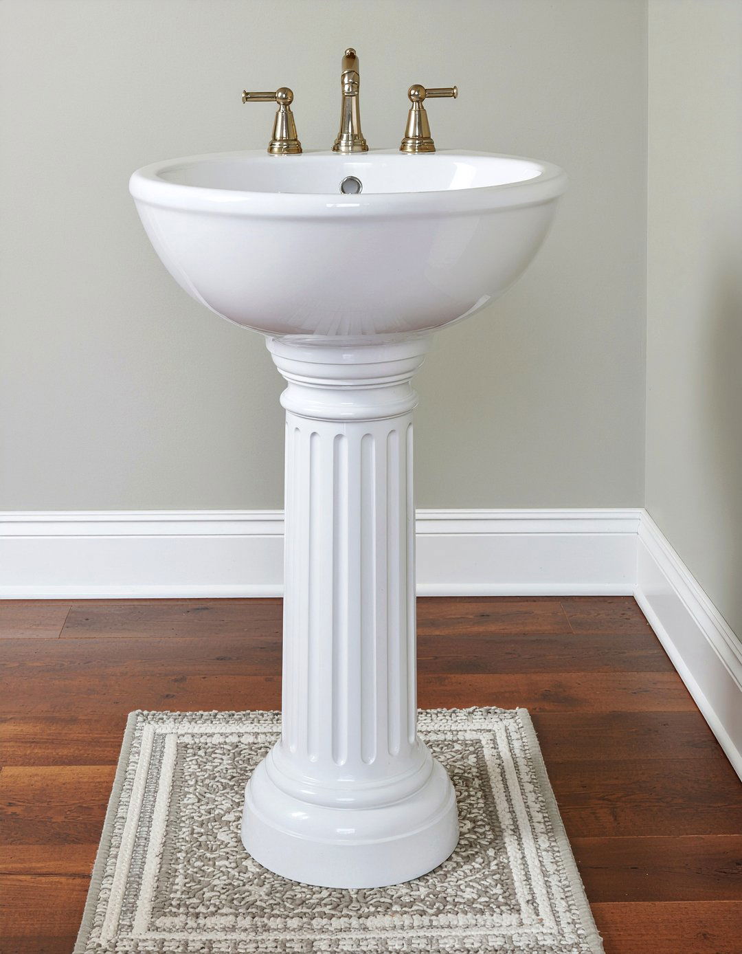 Pedestal Sink - 30 small bathroom remodel ideas