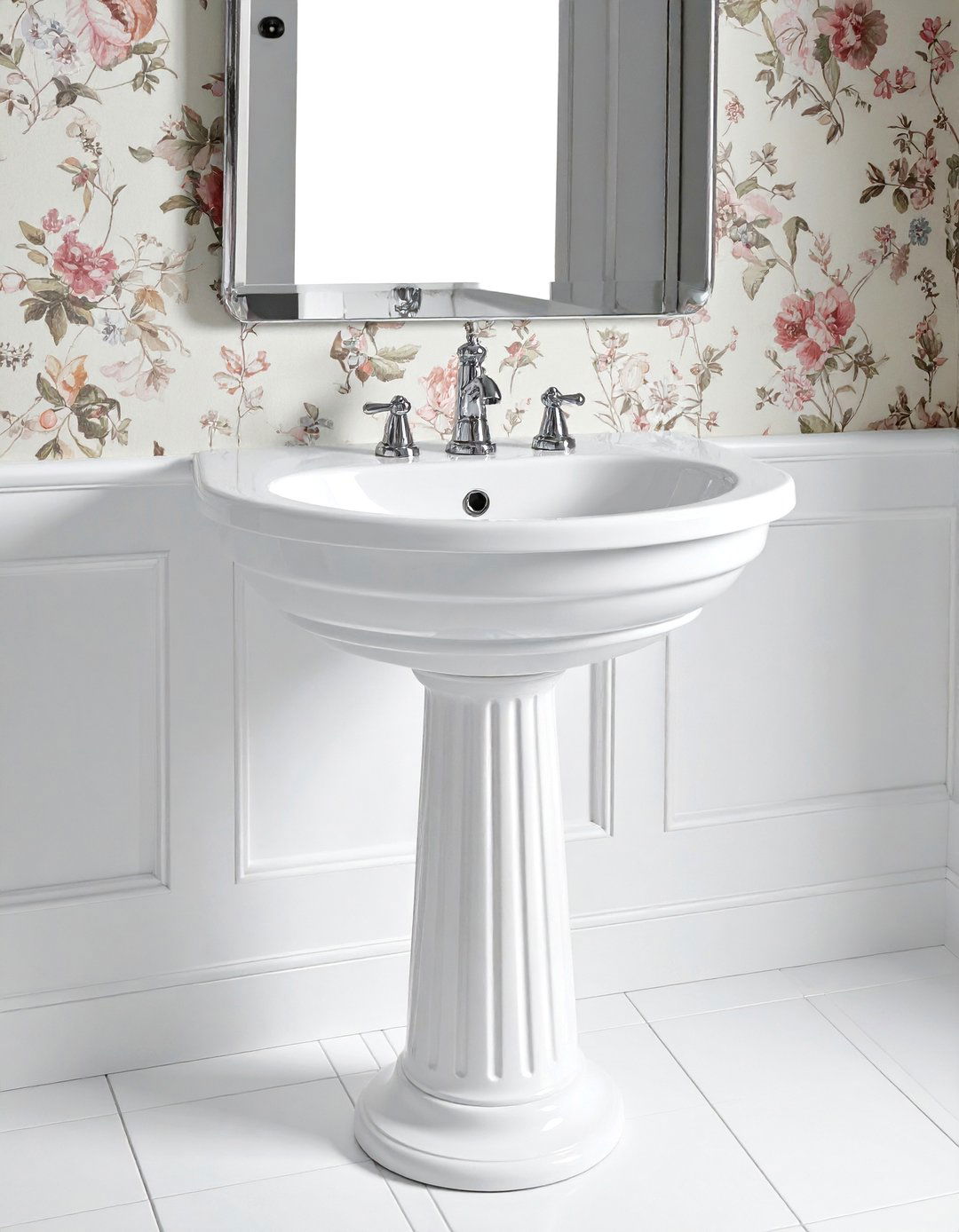 Pedestal Sink Style - 30 bathroom renovation ideas