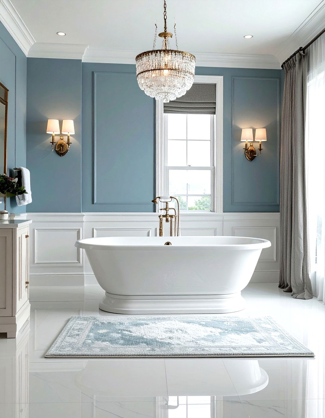 Pedestal Soaking Tub - 30 soaking tub ideas