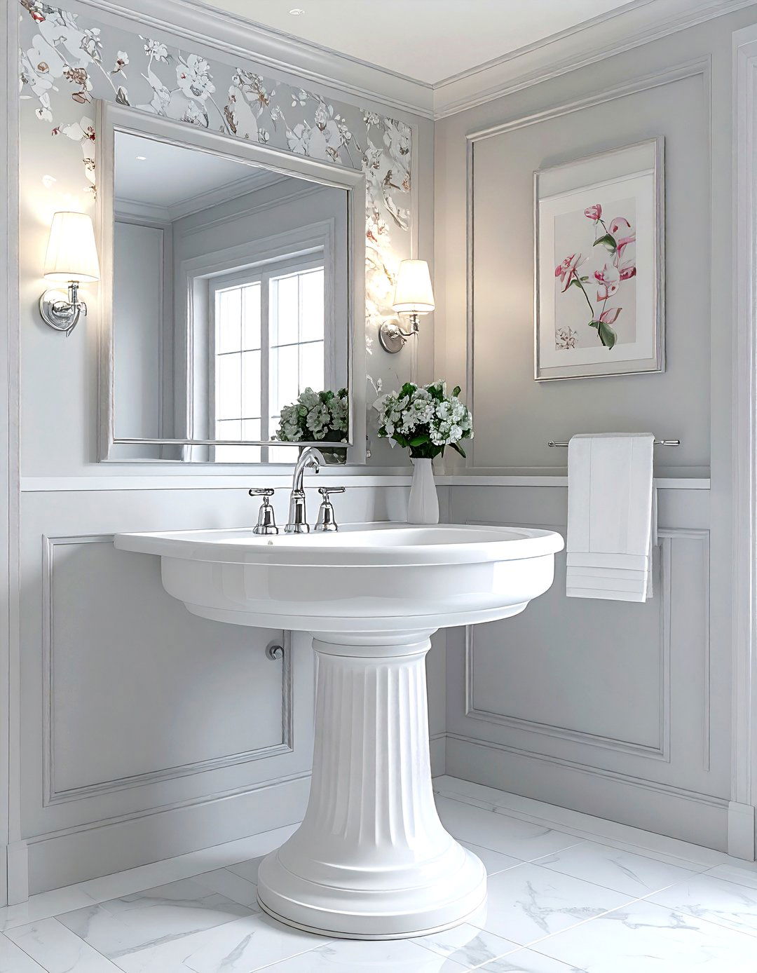 Pedestal Style Vanity - 30 single vanity ideas