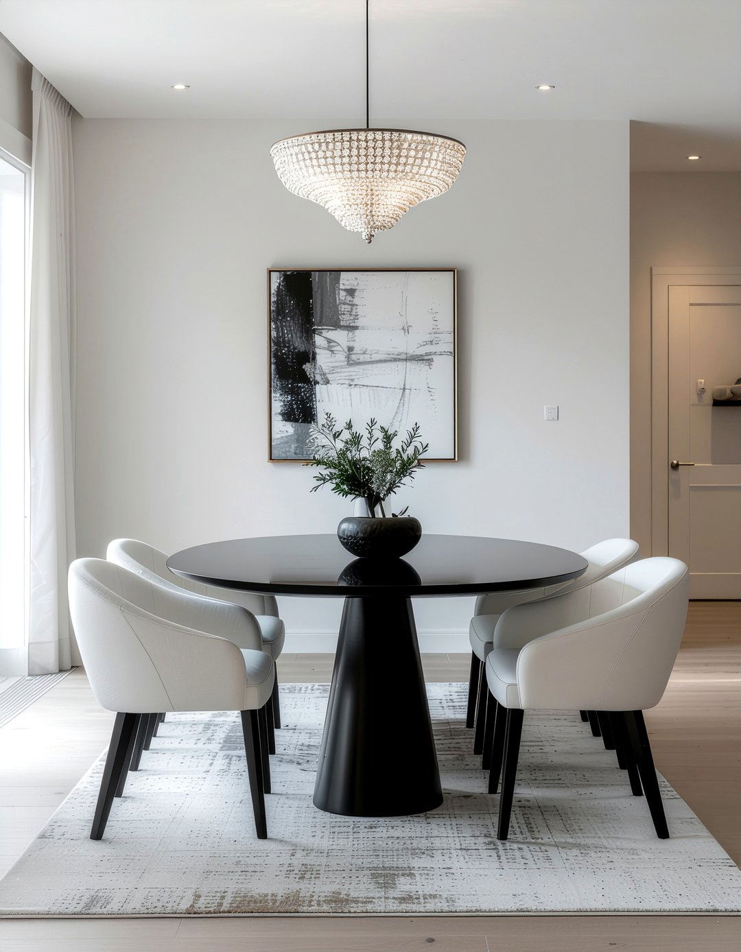 Pedestal Table Dining Room - 30 editor's choice dining room ideas