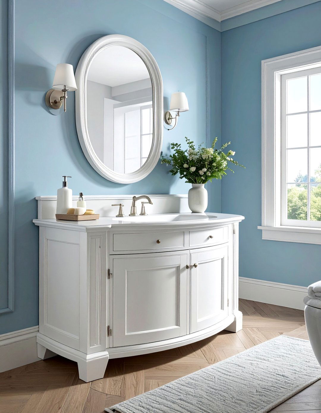 Pedestal sink storage - 30 bathroom space saving ideas