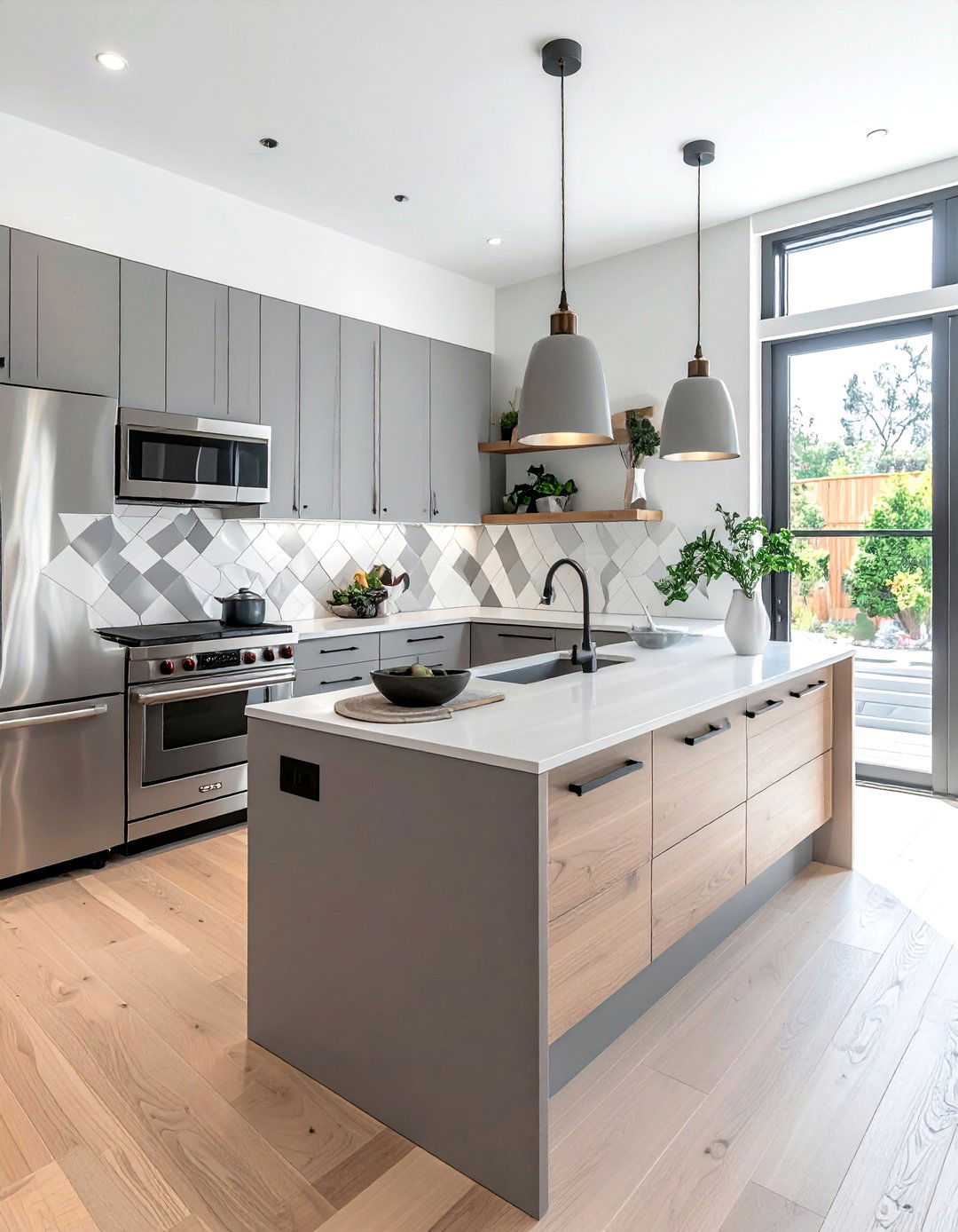 Peel And Stick Backsplash - 30 DIY kitchen remodel ideas