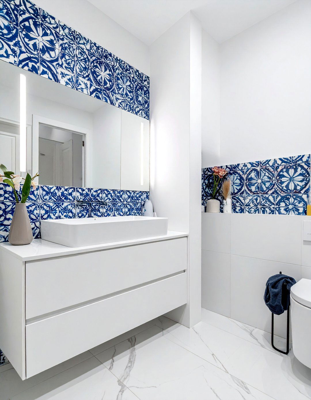 Peel And Stick Tile - 30 bathroom wall ideas