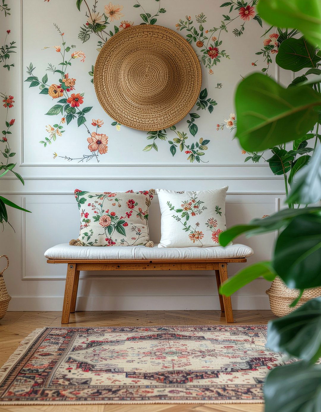 Peel And Stick Wallpaper - 30 budget living room ideas