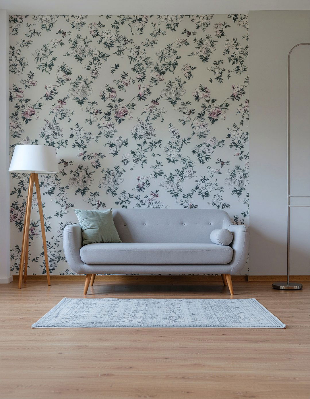 Peel And Stick Wallpaper - 30 cheap living room ideas
