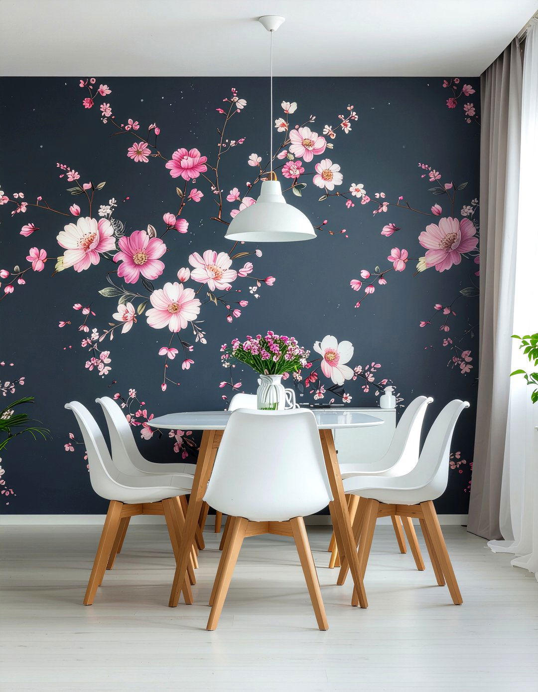 Peel And Stick Wallpaper - 30 affordable dining room ideas