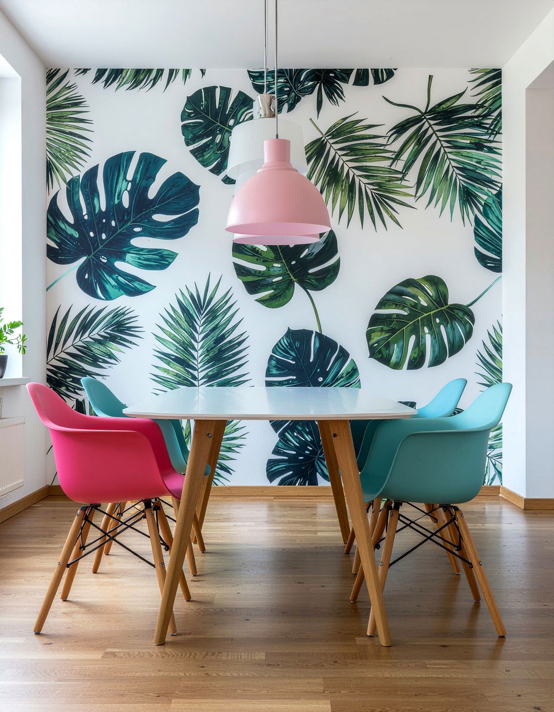 Peel And Stick Wallpaper - 30 dining room accent wall ideas