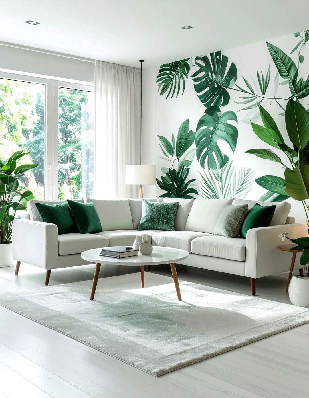 Peel And Stick Wallpaper - 30 affordable living room ideas