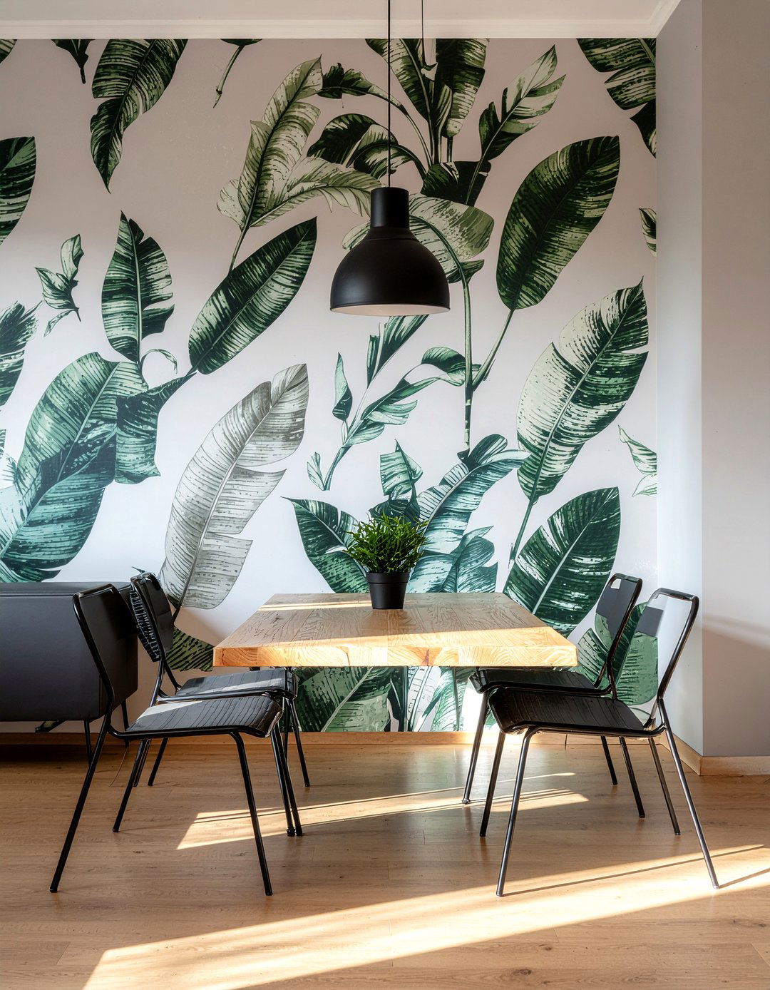 Peel and Stick Wallpaper - 30 dining room facelift ideas