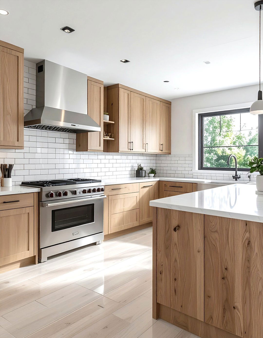 Peel and stick backsplash - 30 no damage kitchen ideas