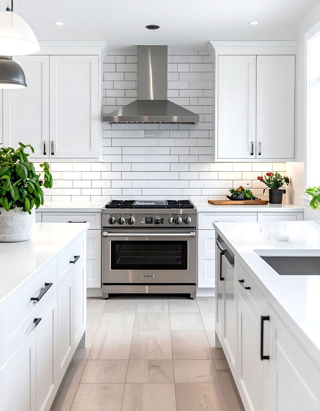 Peel and stick backsplash - 30 rental kitchen ideas