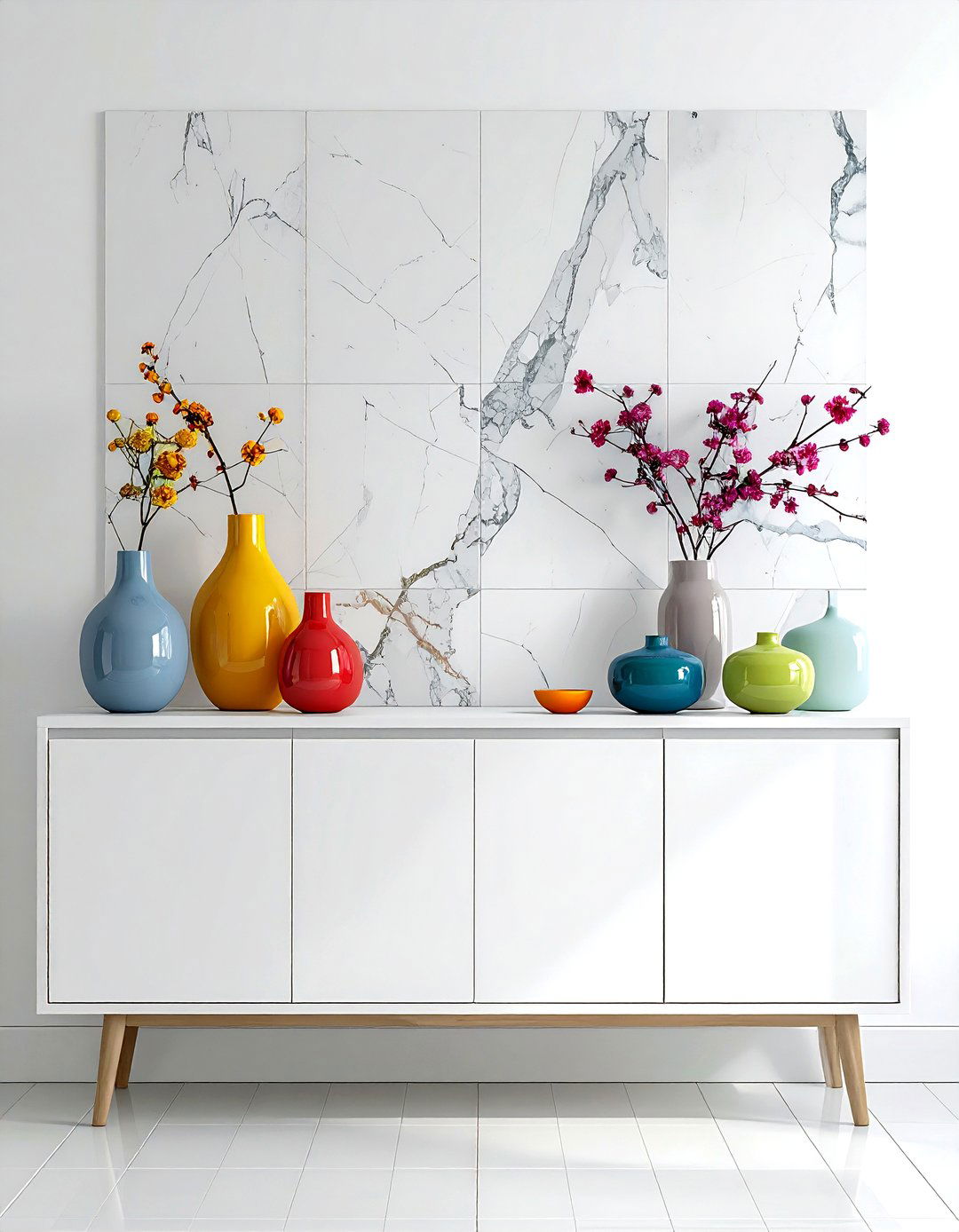 Peel and stick backsplash - 30 dining room backsplash ideas