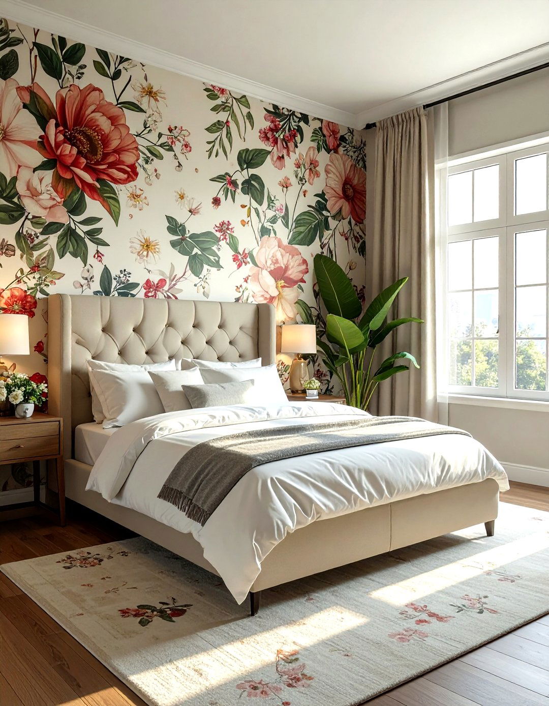 Peel and stick wallpaper - 30 decor glow-up ideas