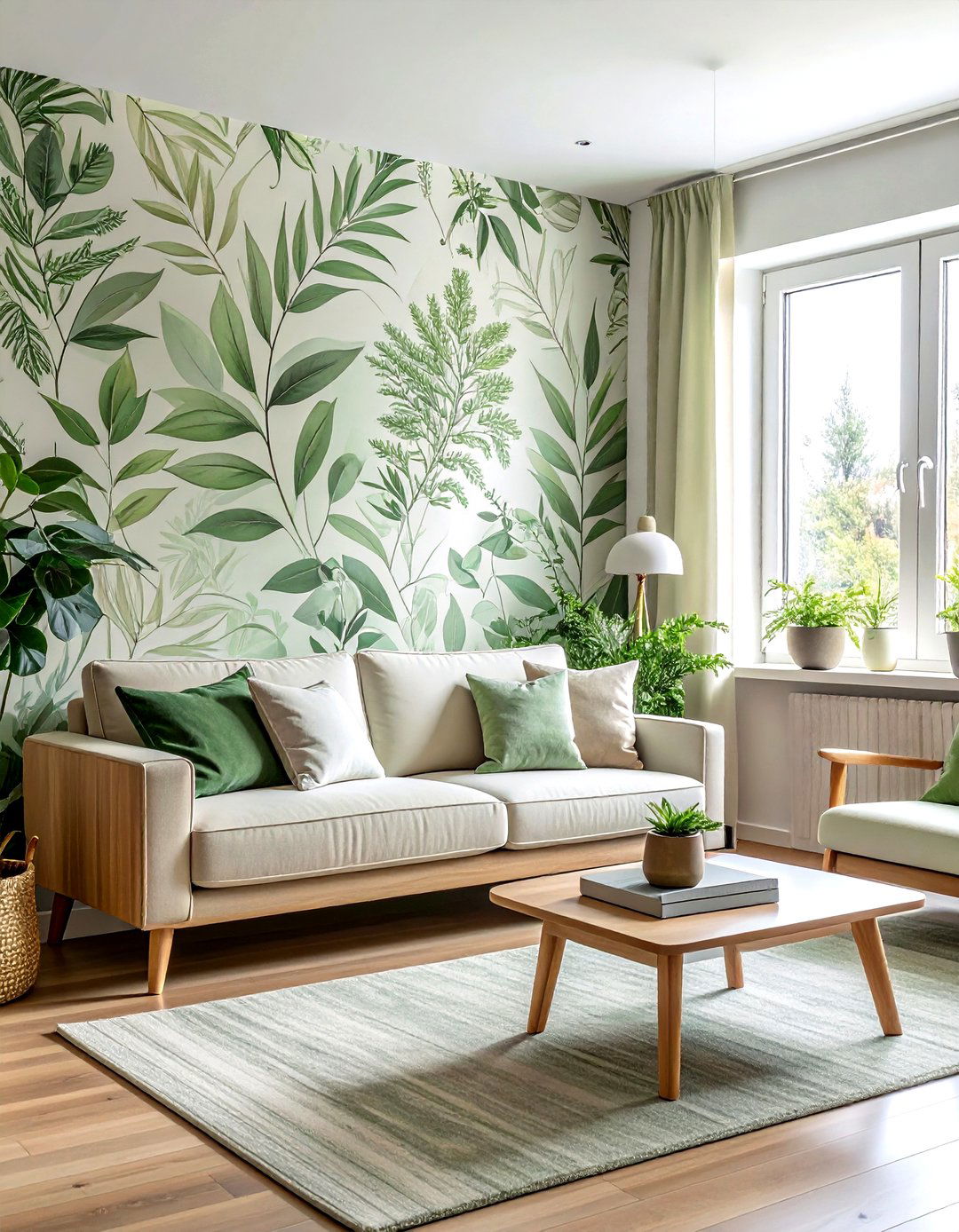 Peel and stick wallpaper - 30 easy decor update ideas