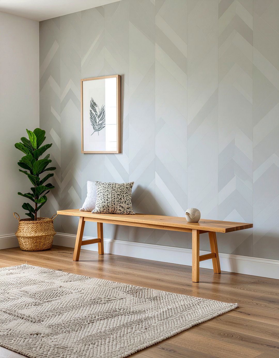 Peel and stick wallpaper - 30 living room on a budget ideas