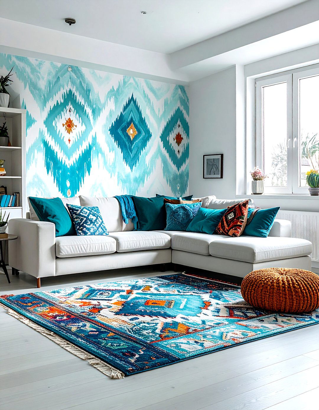 Peel and stick wallpaper - 30 living room wallpapers