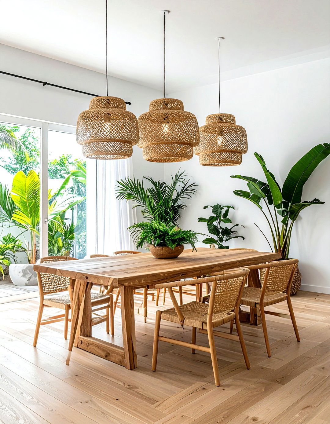Pendant Light Dining Decor - 30 Brazilian dining room ideas