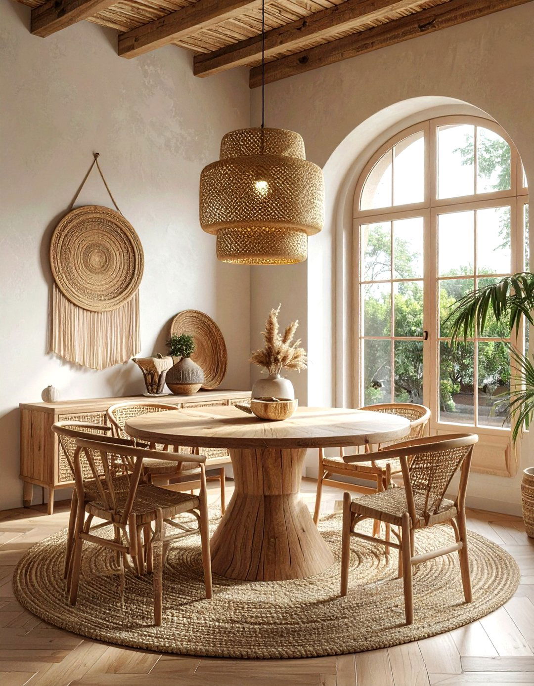 Pendant Lighting - 30 boho dining room ideas