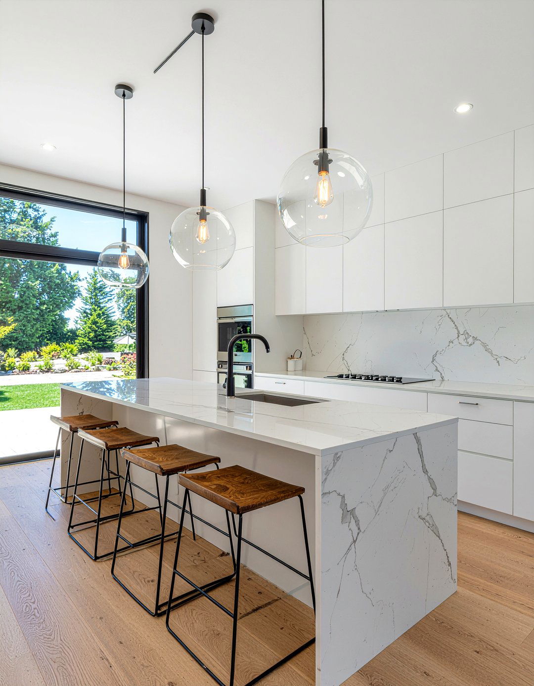 Pendant Lighting - 30 full kitchen remodel ideas