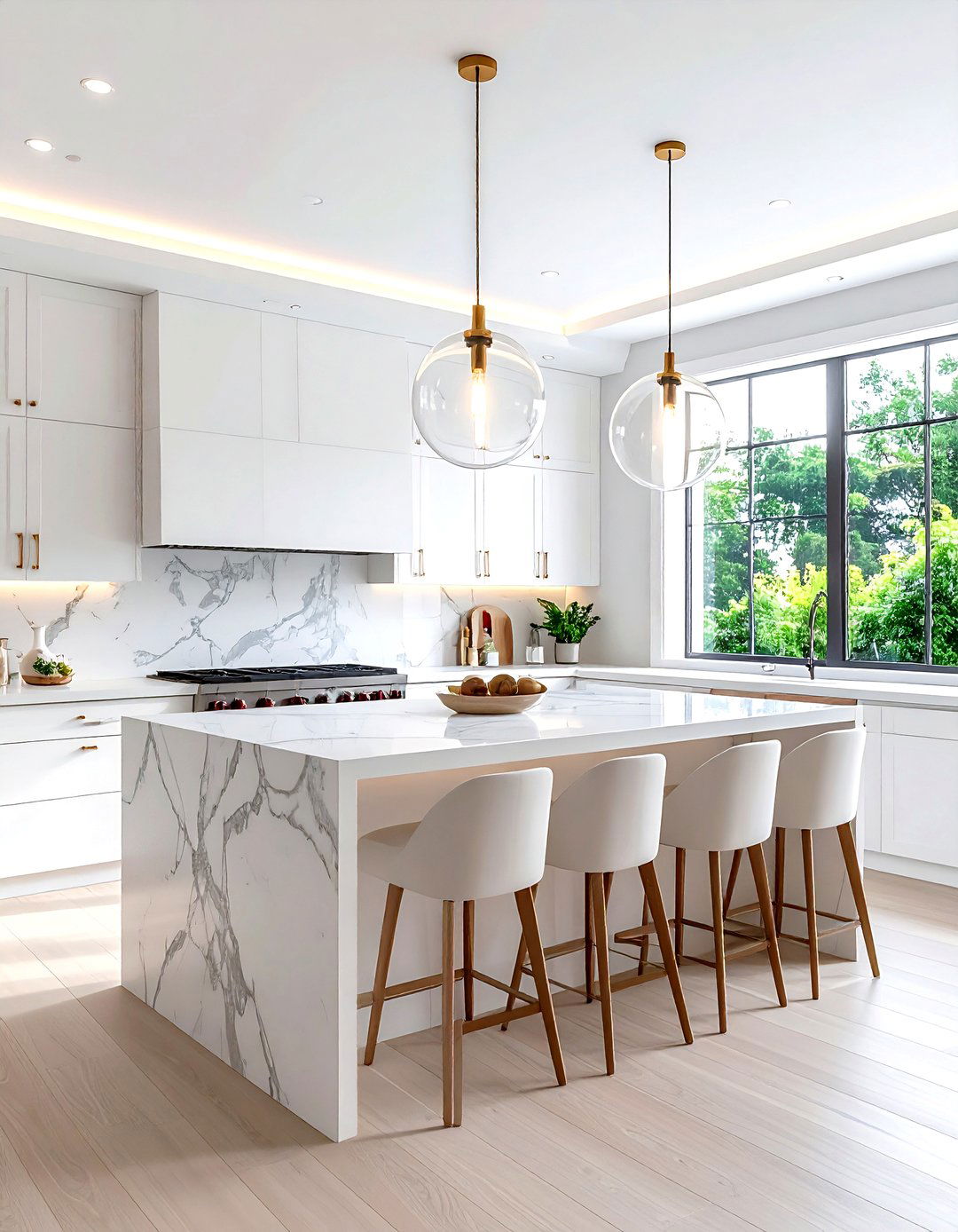 Pendant Lighting Kitchen - 30 homey kitchen ideas