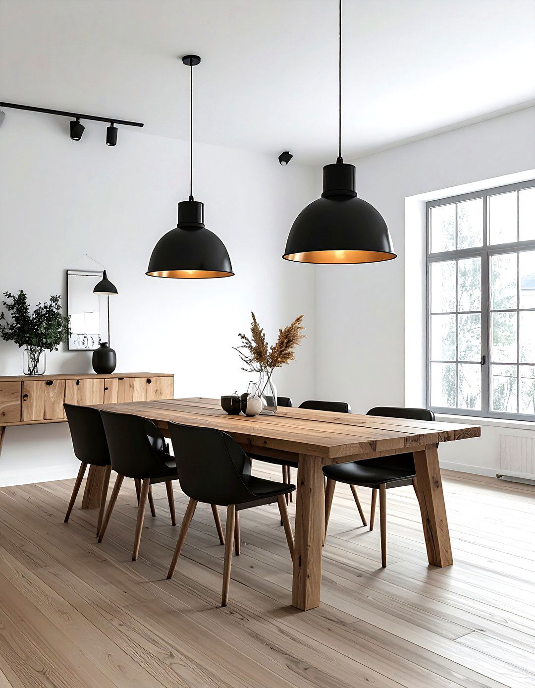 Pendant light pair - 30 decor symmetry ideas