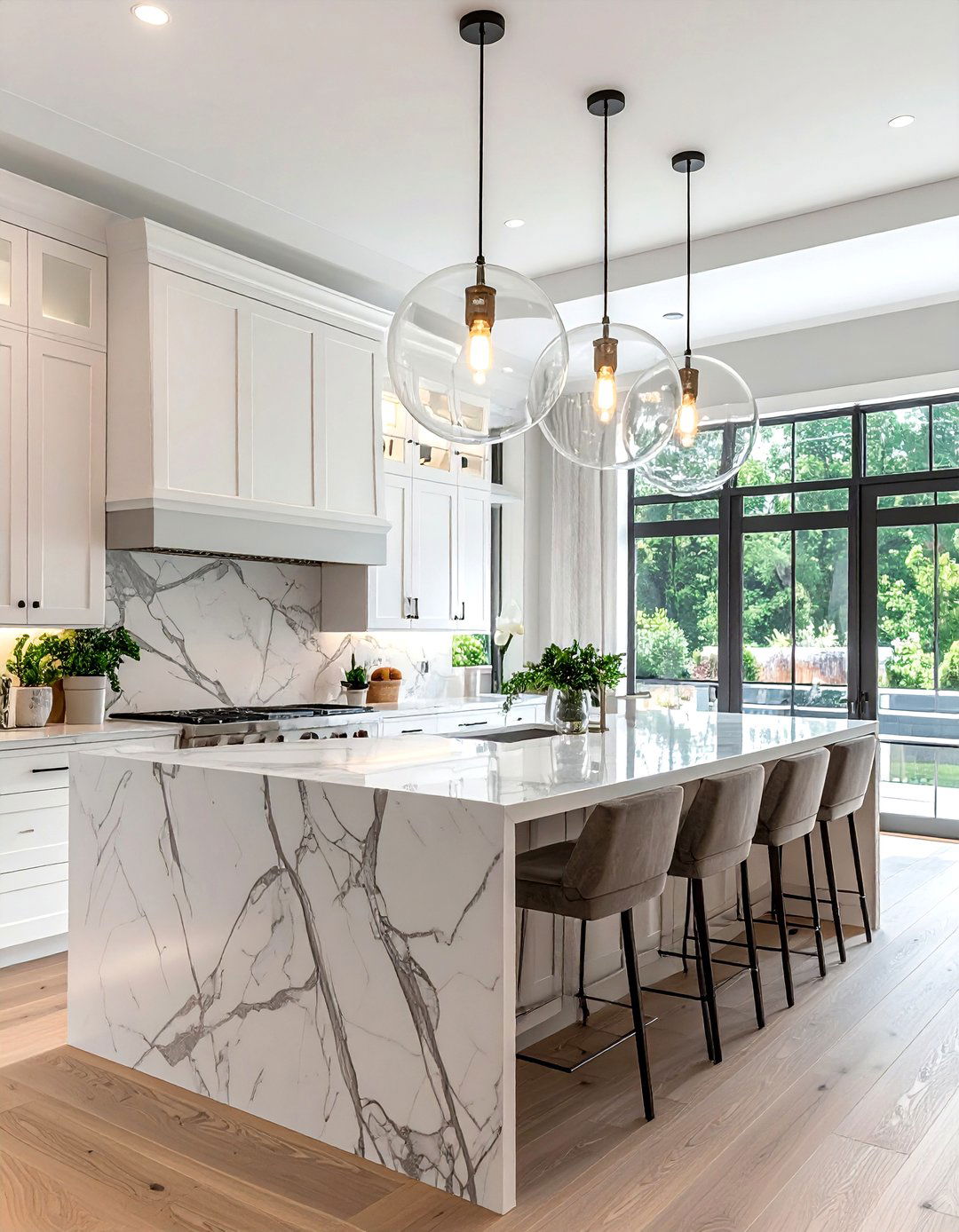 Pendant lighting fixtures - 30 ranch kitchen ideas