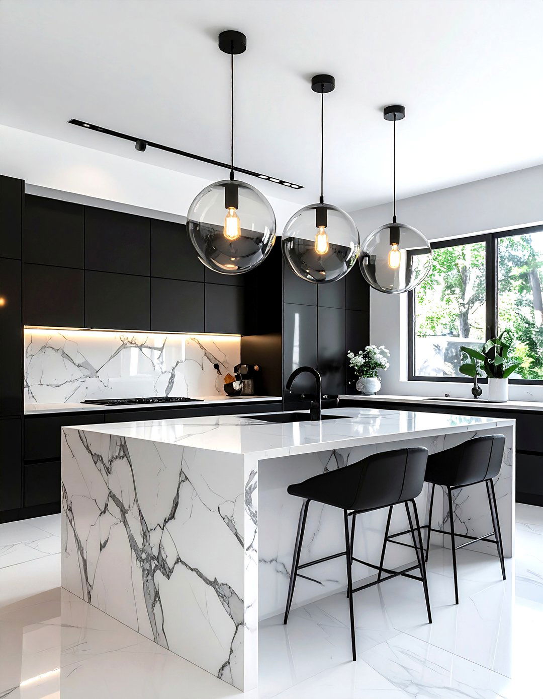 Pendant lighting kitchen - 30 ideal kitchen ideas