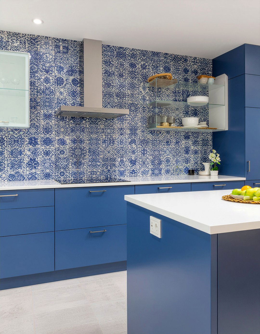 Peninsula Backsplash - 30 kitchen peninsula ideas