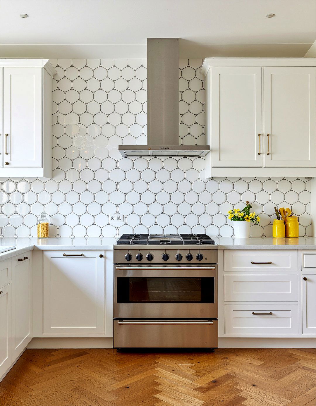 Penny Tile Backsplash - 30 kitchen backsplash ideas