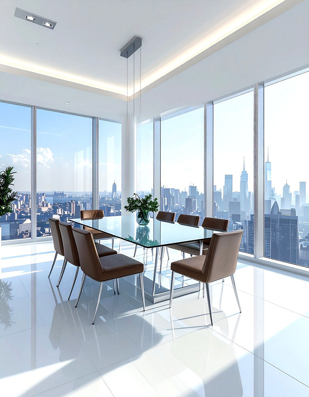 Penthouse dining room - 30 luxurious dining room ideas