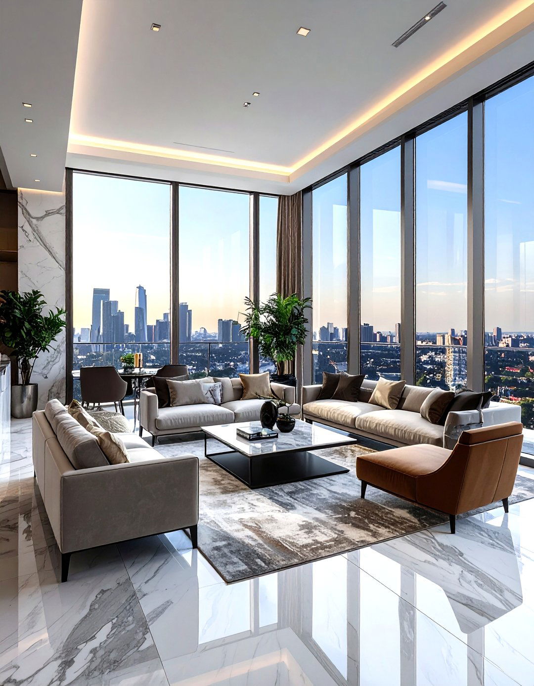 Penthouse loft living - 30 loft style living room ideas